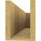 Ekena Millwork 6in. W x 8in. H x 32in. L Chapel Hill Woodgrain TimberThane Rafter Tail, Primed Tan RFTUR06X08X32CHPRCPR - alternate 2